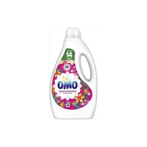 OMO ΥΓΡΟ ΑΠΟΡΡΥΠΑΝΤΙΚΟ ΡΟΥΧΩΝ 45ΜΕΖ (2,25L) - (ΤΡΟΠΙΚΑ ΛΟΥΛΟΥΔΙΑ)