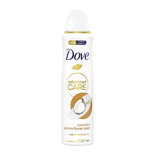 DOVE ΑΠΟΣΜΗΤΙΚΟ SPRAY ADVANCED CARE 72h 150ml - (COCONUT & JASMINE FLOWER)