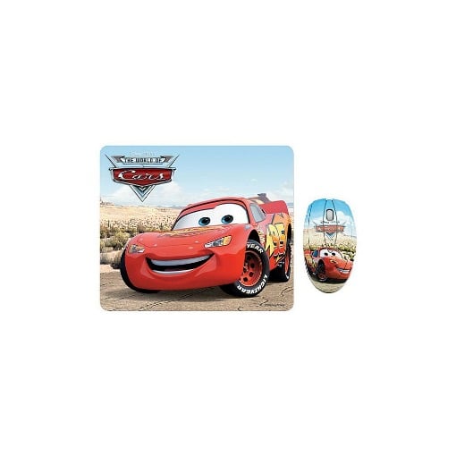 ΣΕΤ MINI ΟΠΤΙΚΟ ΠΟΝΤΙΚΙ ΚΑΙ MOUSEPAD ΜΕ ΜΟΤΙΒΟ CARS , 1.000 DPI DSY TP1002