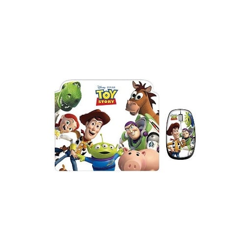 ΣΕΤ MINI ΟΠΤΙΚΟ ΠΟΝΤΙΚΙ ΚΑΙ MOUSEPAD ΜΕ ΜΟΤΙΒΟ TOY STORY . 1.000 DPI , DSY TP8002