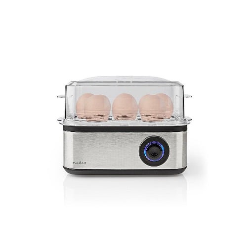 ΒΡΑΣΤΗΡΑΣ ΑΥΓΩΝ ΑΝΟΞΕΙΔΩΤΟΣ (1-8 ΑΥΓΑ) 500W NEDIS KAEB130EAL BLACK
