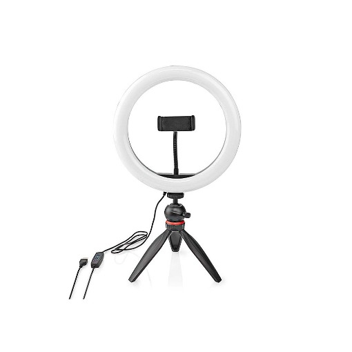 RING LIGHT 10 (26cm) ΜΕ 120 ΛΑΜΠΕΣ LED ΚΑΙ ΤΡΙΠΟΔΟ ΣΤΗΡΙΞΗΣ NEDIS RLSTND100BK