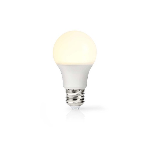 ΛΑΜΠΑ LED , Ε27 , Α60, 4.9W ΘΕΡΜΟ ΛΕΥΚΟ ΦΩΣ ΚΑΙ 470 LUMEN NEDIS LBE27A601