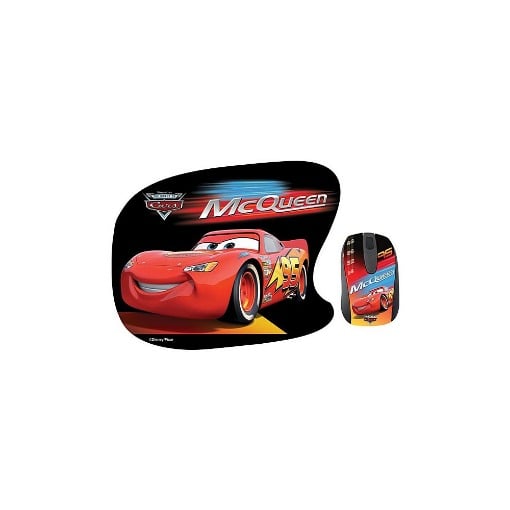 ΣΕΤ MINI ΟΠΤΙΚΟ ΠΟΝΤΙΚΙ ΚΑΙ MOUSEPAD ΜΕ ΜΟΤΙΒΟ CARS , 1.000 DPI , DSY TP1001
