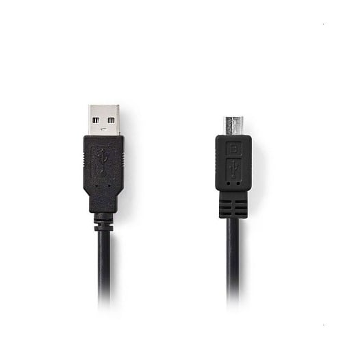 ΚΑΛΩΔΙΟ USB HIGH-SPEED A - MICRO B USB 2m NEDIS CCGB60500BK20