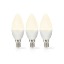 ΛΑΜΠΑ LED E14 CANDLE 4.9W, ΘΕΡΜΟ ΛΕΥΚΟ ΦΩΣ ΚΑΙ 470 LUMEN ΣΕ ΣΥΣΚΕΥΑΣΙΑ 3ΤΜΧ NEDIS LBE14C352P3
