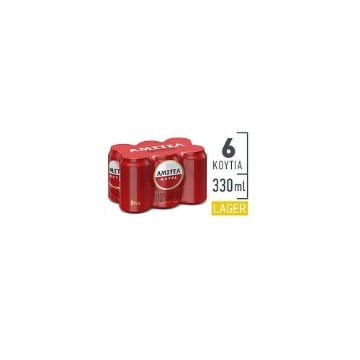 AMSTEL ΜΠΥΡΑ ΚΟΥΤΙ 6x330ml - (5+1 ΔΩΡΟ)