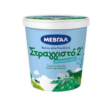 ΜΕΒΓΑΛ ΣΤΡΑΓΓΙΣΤΟ ΓΙΑΟΥΡΤΙ 2% 900gr