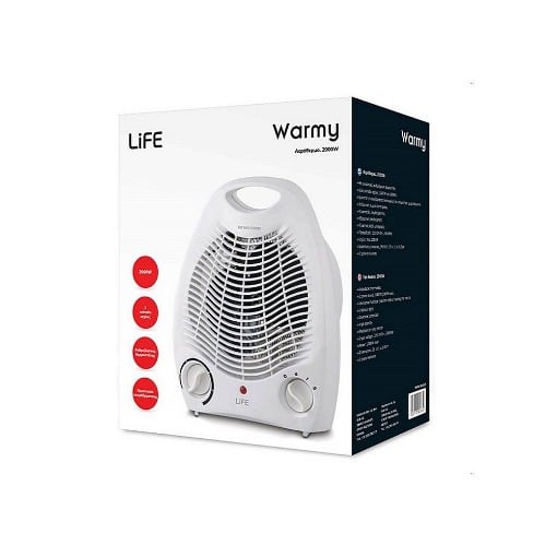 ΑΕΡΟΘΕΡΜΟ 1000W/2000 LIFE WARMY