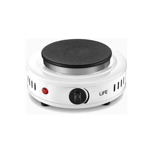 ΕΠΙΤΡΠΑΠΕΖΙΑ ΗΛΕΚΤΡΙΚΗ ΕΣΤΙΑ 500W LIFE MATAKI WHITE