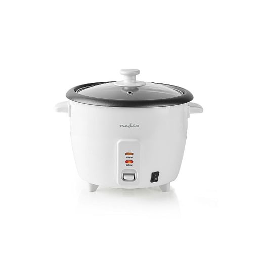 ΒΡΑΣΤΗΡΑΣ ΡΥΖΙΟΥ 0.6L NEDIS KARC06WT WHITE