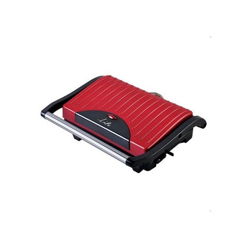 ΤΟΣΤΙΕΡΑ ΜΕ GRILL ΠΛΑΚΕΣ 700W LIFE SCARLET