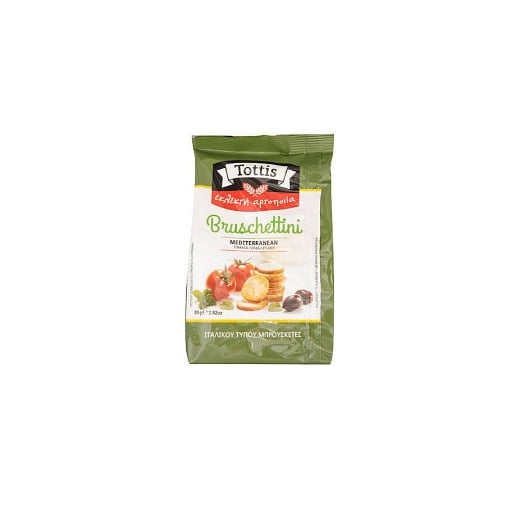 TOTTIS BRUSCHETTINI ΤΟΜΑΤΑ -ΕΛΙΑ 80g