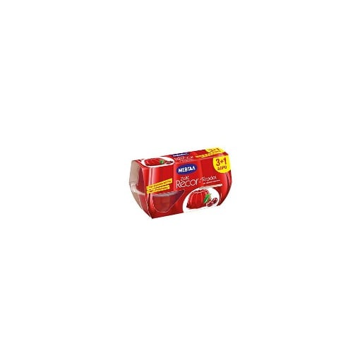 ΜΕΒΓΑΛ ΖΕΛΕ RECOR (4x128gr) (3+1) - (ΚΕΡΑΣΙ)