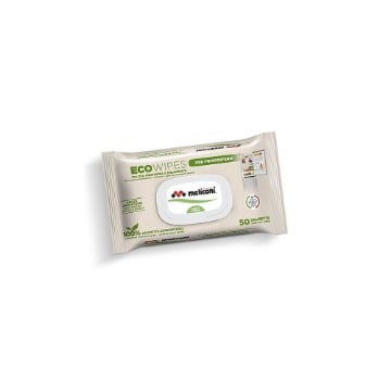 ΥΓΡΑ ΜΑΝΤΗΛΑΚΙΑ ΓΙΑ ΚΑΘΑΡΙΣΜΟ ΨΥΓΕΙΟΥ MELICONI ECO WIPES (50 ΤΜΧ)