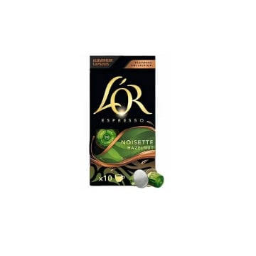 LOR CAPS ESPRESSO NOISETTE HASELNUT 10τμχ.