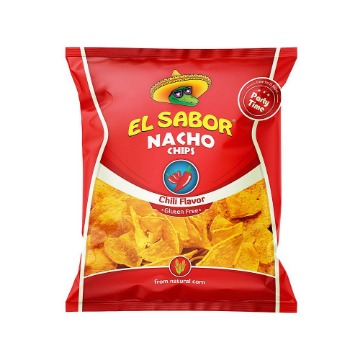 NACHO CHIPS CHILI 225g