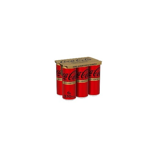 COCA COLA ZERO (6x330gr) - (ΧΩΡΙΣ ΚΑΦΕΪΝΗ)