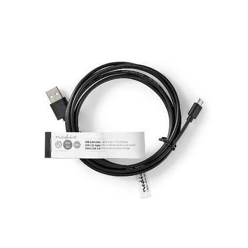 ΚΑΛΩΔΙΟ USB HIGH-SPEED A - MICRO USB 2m NEDIS CCGT60500BK20
