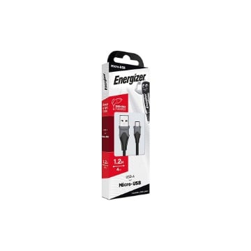ΚΑΛΩΔΙΟ USB 2.0 A ΣΕ MICRO-USB 1.2m ΜΑΥΡΟ/ΓΚΡΙ ENERGIZER C610MGBK