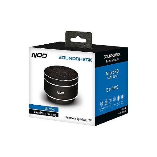 ΦΟΡΗΤΟ BLUETOOTH ΗΧΕΙΟ ΑΛΟΥΜΙΝΙΟΥ 5W NOD SOUNDCHECK
