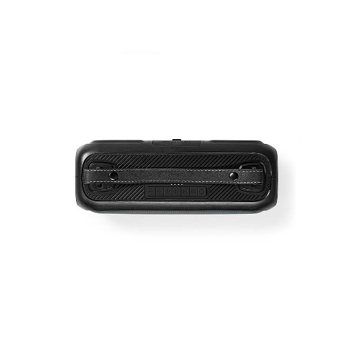 ΦΟΡΗΤΟ TWS ΗΧΕΙΟ BLUETOOTH 30W ΜΕ ΑΦΑΙΡΟΥΜΕΝΗ ΔΕΡΜΑΤΙΝΗ ΛΑΒΗ ΜΕΤΑΦΟΡΑΣ NEDIS SPBB316BK