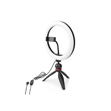 RING LIGHT 10 (26cm) ΜΕ 120 ΛΑΜΠΕΣ LED ΚΑΙ ΤΡΙΠΟΔΟ ΣΤΗΡΙΞΗΣ NEDIS RLSTND100BK