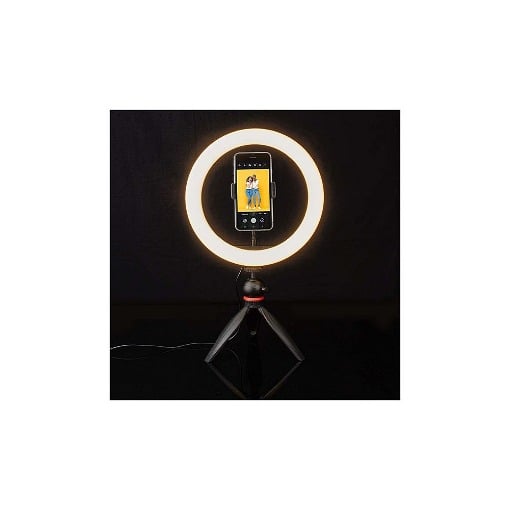 RING LIGHT 10 (26cm) ΜΕ 120 ΛΑΜΠΕΣ LED ΚΑΙ ΤΡΙΠΟΔΟ ΣΤΗΡΙΞΗΣ NEDIS RLSTND100BK