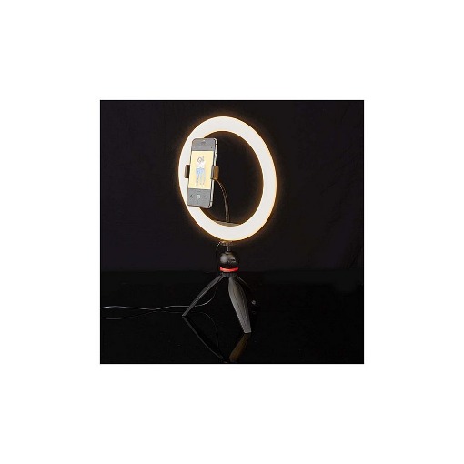 RING LIGHT 10 (26cm) ΜΕ 120 ΛΑΜΠΕΣ LED ΚΑΙ ΤΡΙΠΟΔΟ ΣΤΗΡΙΞΗΣ NEDIS RLSTND100BK