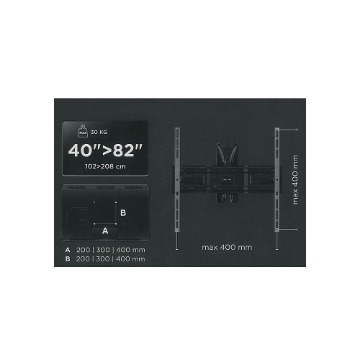 MELICONI SLIMSTYLE PLUS 400 SDR ΒΑΣΗ ΤΗΛΕΟΡΑΣΗΣ ΜΕ ΒΡΑΧΙΟΝΑ