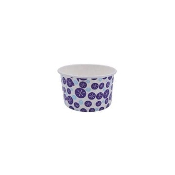 ΧΑΡΤΙΝΟ ΚΥΠΕΛΟ ΠΑΓΩΤΟΥ - (12 oz) PURPLE - (50τεμ.)