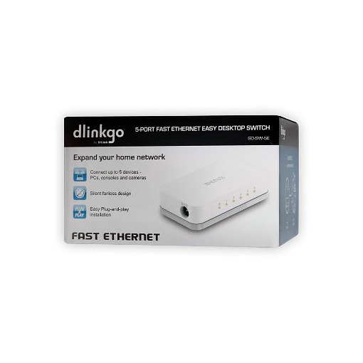 D-LINK GO-SW-5E 10/100 ETHERNET 5-PORT SWITCH