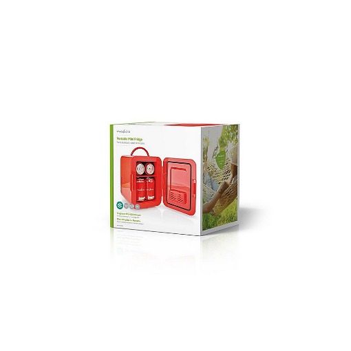 MINI ΦΟΡΗΤΟ ΗΛΕΚΤΡΙΚΟ ΨΥΓΕΙΟ 4L ΚΟΚΚΙΝΟ NEDIS KAFR120CRD