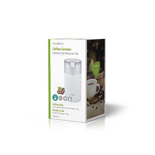 ΗΛΕΚΤΡΙΚΟΣ ΜΥΛΟΣ ΑΛΕΣΗΣ ΚΑΦΕ 150W NEDIS KACG200CWT WHITE