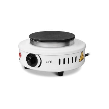 ΕΠΙΤΡΠΑΠΕΖΙΑ ΗΛΕΚΤΡΙΚΗ ΕΣΤΙΑ 500W LIFE MATAKI WHITE