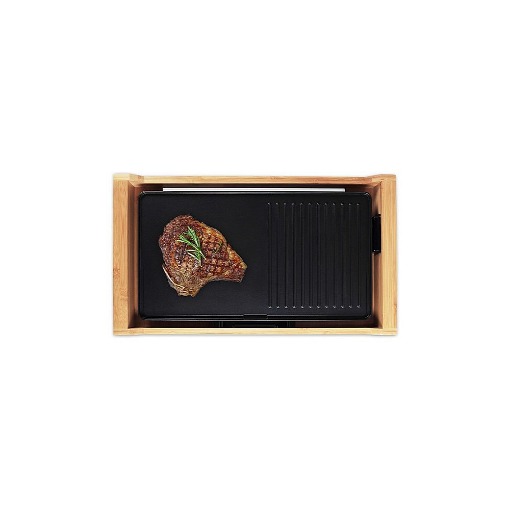 ΗΛΕΚΤΡΙΚΗ ΓΚΡΙΛΙΕΡΑ TEPPANYAKI ΜΕ ΠΛΑΙΣΙΟ ΑΠΟ BAMBOO 1.800W LIFE JAPANESE GRILL