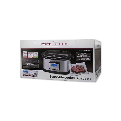 ΣΥΣΚΕΥΗ ΜΑΓΕΙΡΕΜΑΤΟΣ SOUS VIDE ΑΠΟ ΑΝΟΞΕΙΔΩΤΟ ΑΤΣΑΛΙ 520W PC-SV 1112 ΜΑΥΡΟ