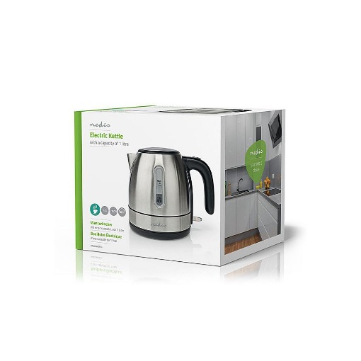 ΒΡΑΣΤΗΡΑΣ ΑΝΟΞΕΙΔΩΤΟΣ 1L  2.150W  NEDIS KAWK300EAL