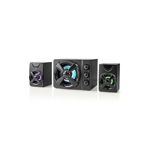 ΣΤΕΡΕΟΦΩΝΙΚΑ ΗΧΕΙΑ GAMING 2.1 ΜΕ ΦΩΤΙΣΜΟ LED 33W NEDIS GSPR31021BK