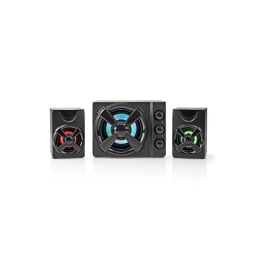 ΣΤΕΡΕΟΦΩΝΙΚΑ ΗΧΕΙΑ GAMING 2.1 ΜΕ ΦΩΤΙΣΜΟ LED 33W NEDIS GSPR31021BK