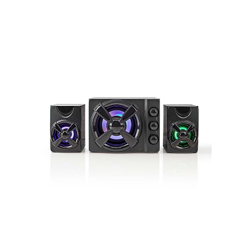 ΣΤΕΡΕΟΦΩΝΙΚΑ ΗΧΕΙΑ GAMING 2.1 ΜΕ ΦΩΤΙΣΜΟ LED 33W NEDIS GSPR31021BK