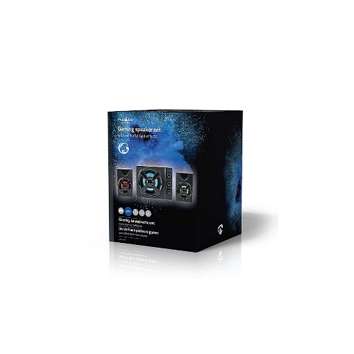 ΣΤΕΡΕΟΦΩΝΙΚΑ ΗΧΕΙΑ GAMING 2.1 ΜΕ ΦΩΤΙΣΜΟ LED 33W NEDIS GSPR31021BK