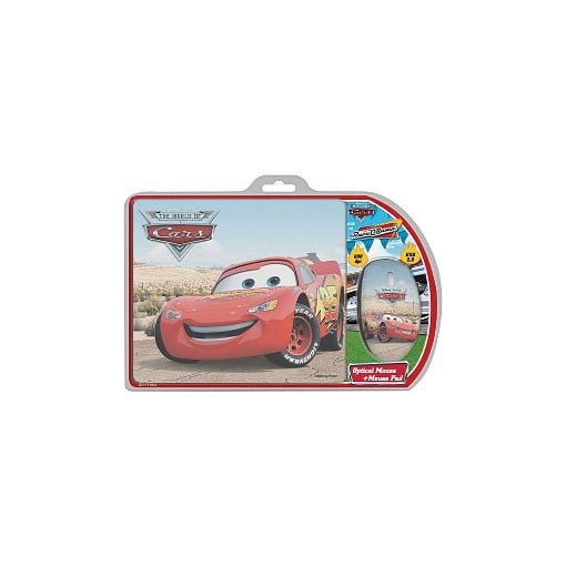 ΣΕΤ MINI ΟΠΤΙΚΟ ΠΟΝΤΙΚΙ ΚΑΙ MOUSEPAD ΜΕ ΜΟΤΙΒΟ CARS , 1.000 DPI DSY TP1002