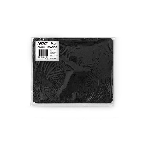 MOUSEPAD ΜΑΥΡΟ 180x220mm NOD MAT