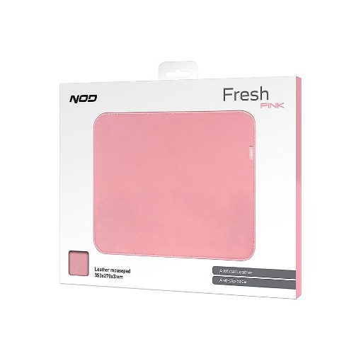 ΔΕΡΜΑΤΙΝΟ MOUSEPAD ΡΟΖ 350x270x3mm NOD FRESH PINK
