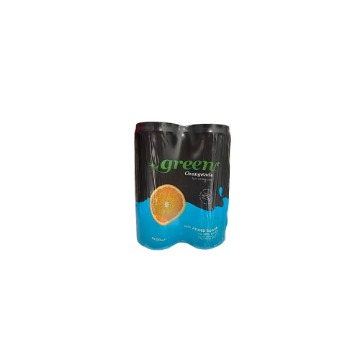GΡΕΕΝ ΠΟΡΤΟΚΑΛΑΔΑ ΧΩΡΙΣ ΑΝΘΡΑΚΙΚΟ 330ml - (4PACK)
