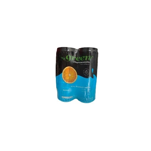 GΡΕΕΝ ΠΟΡΤΟΚΑΛΑΔΑ ΧΩΡΙΣ ΑΝΘΡΑΚΙΚΟ 330ml - (4PACK)