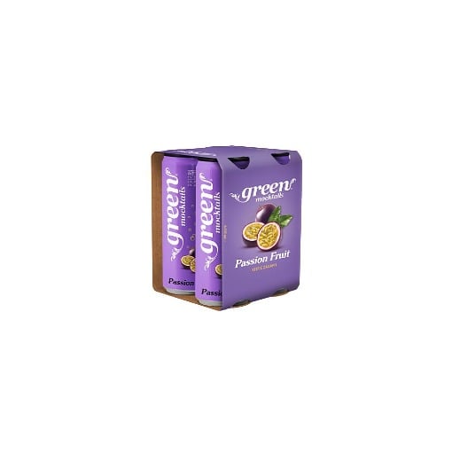 GREEN MOCKTAILS PASSION FRUIT 330ml - (4PACK)