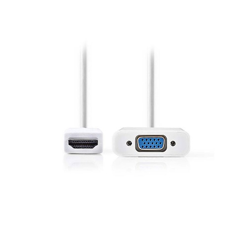 ΜΕΤΑΤΡΟΠΕΑΣ HDMI ΣΕ VGA ΚΑΙ 3,5mm JACK ΓΙΑ ΗΧΟ ΜΕ ΚΑΛΩΔΙΟ 0,20m