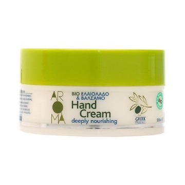 AROMA ΚΡΕΜΑ ΧΕΡΙΩΝ BIO 200ml - (ΕΛΑΙΟΛΑΔΟ & ΒΑΛΣΑΜΟ)